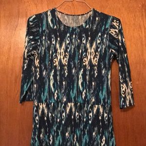 Long sleeve midi dress